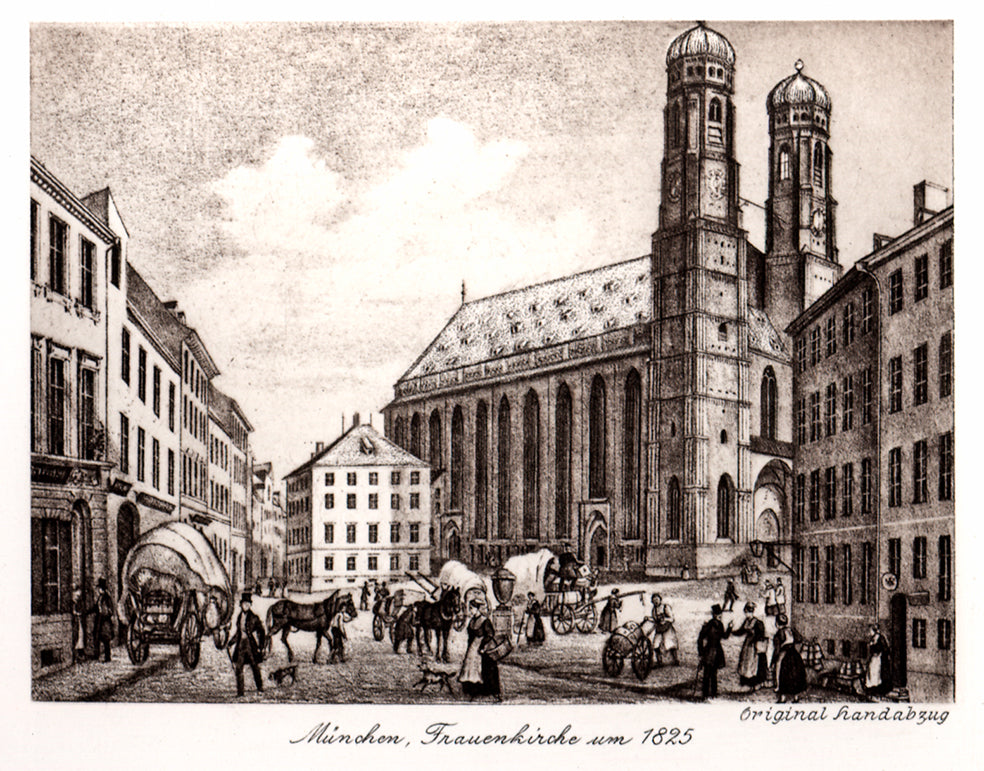 München, Frauenkirche um 1825