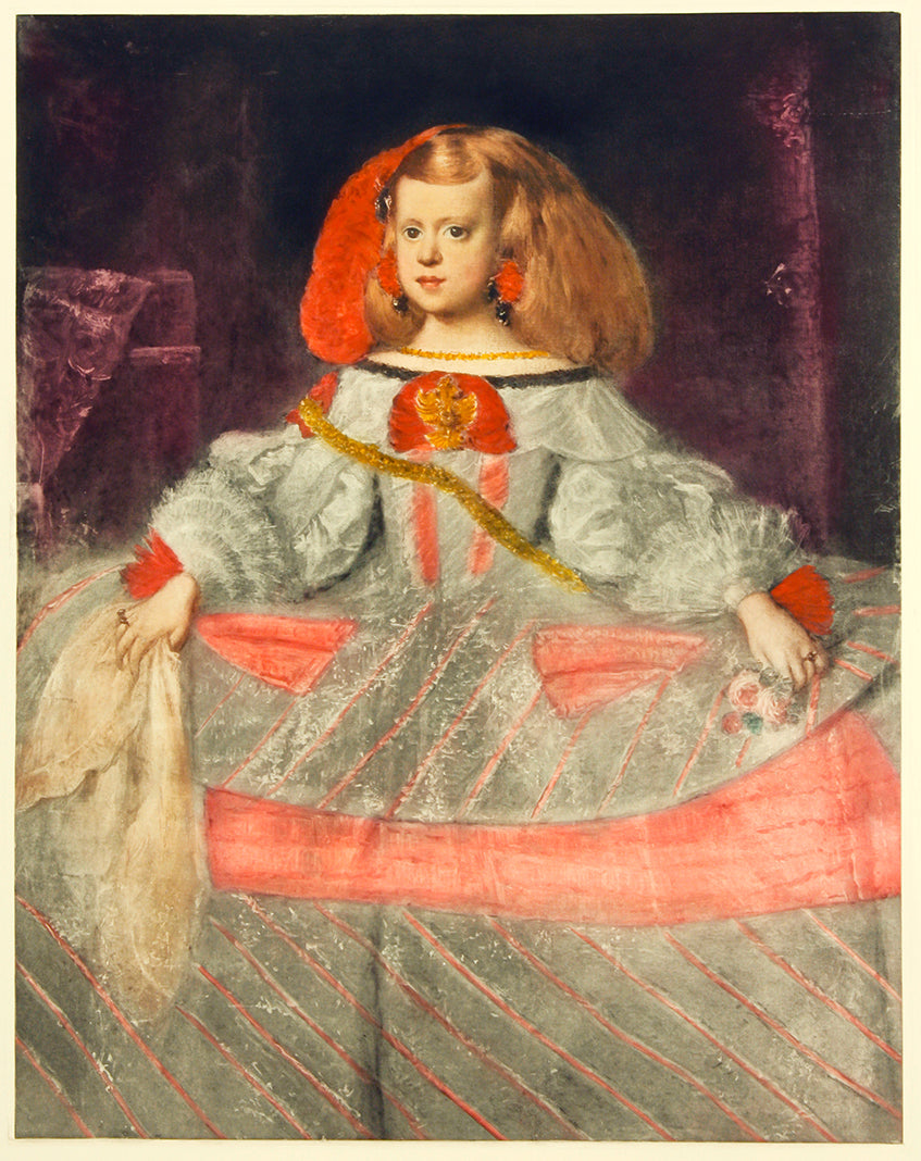 Portrait von Infantin Margarita Teresa Kunstdruck Tiefdruck